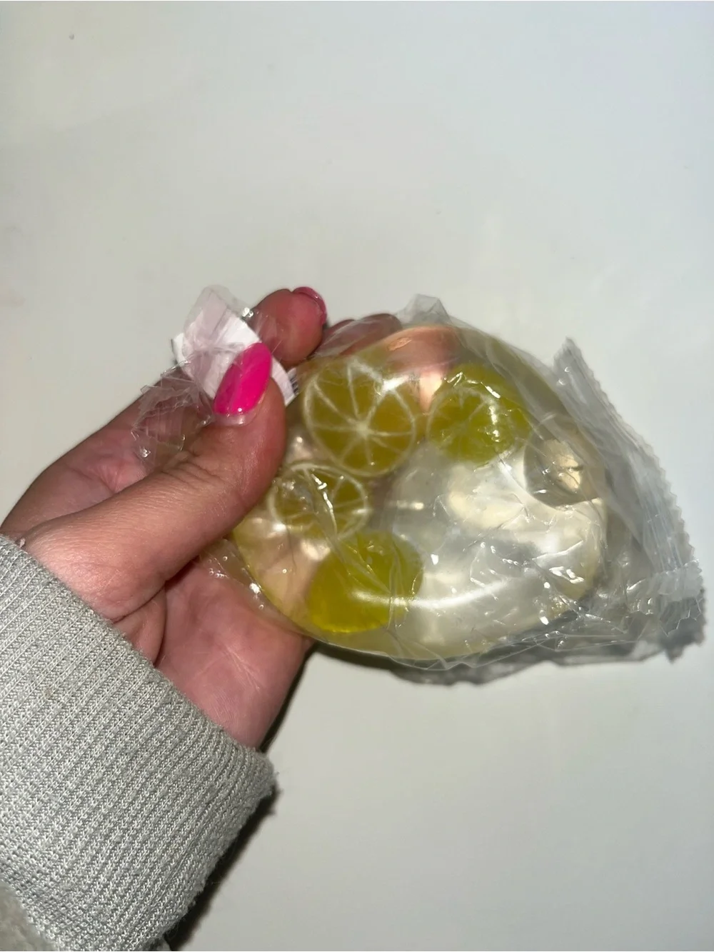 Lemon coconut oil ball squishy